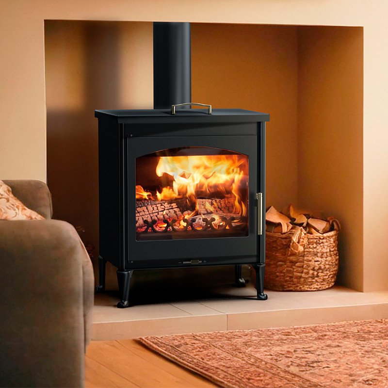 Poêle à bois avec chauffe plat Castilla 8 kw Panadero