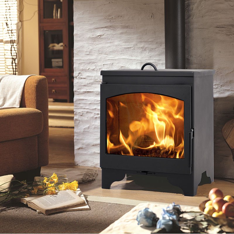 Poêle à bois avec chauffe plat Oslo 8 kw Panadero