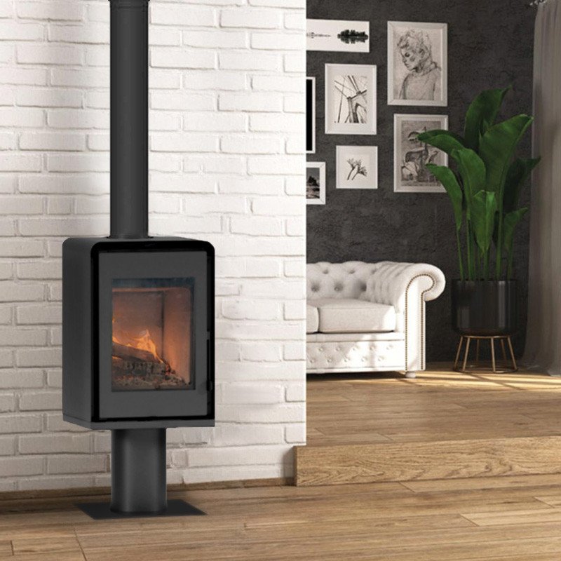 Poêle à bois Domino avec pied 8,5 kw ETNA Wood