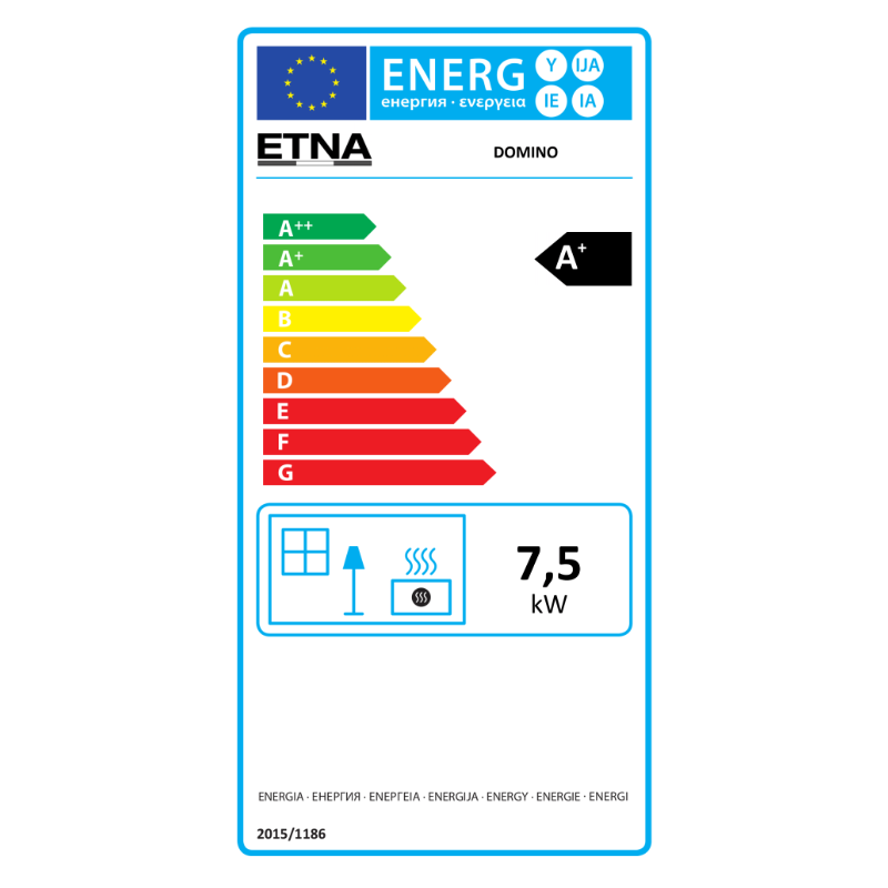 Poêle à bois Domino avec range bûche 8,5 kw ETNA Wood – Image 4