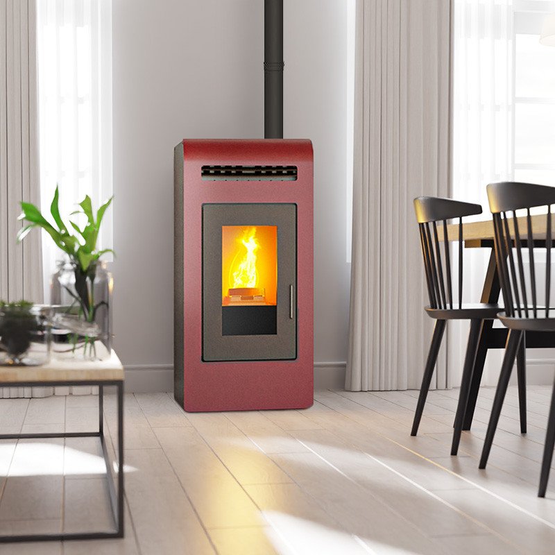 Poêle à granulés Canalisable Cayenne 14 kw ETNA Luxe – Image 9