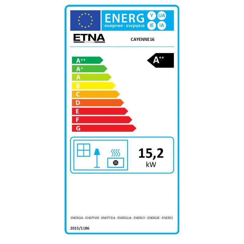 Poêle à granulés Cayenne 16 kw ETNA Luxe – Image 2