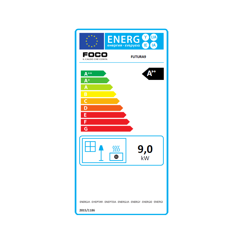 Poêle à granulés Futura 9 kw FOCO – Image 2