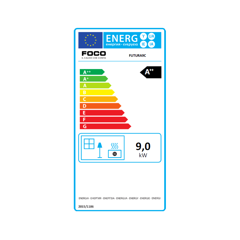 Poêle à granulés canalisable Futura 9 kw FOCO – Image 2
