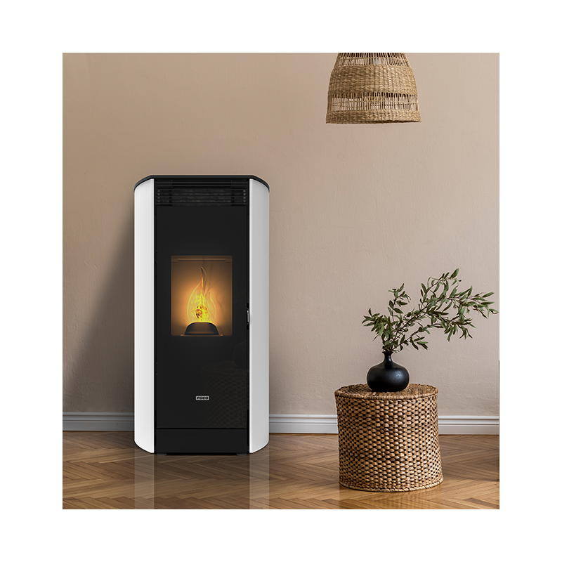 Poêle à granulés étanche (sortie dessus concentrique) - MEO 8 kw FOCO