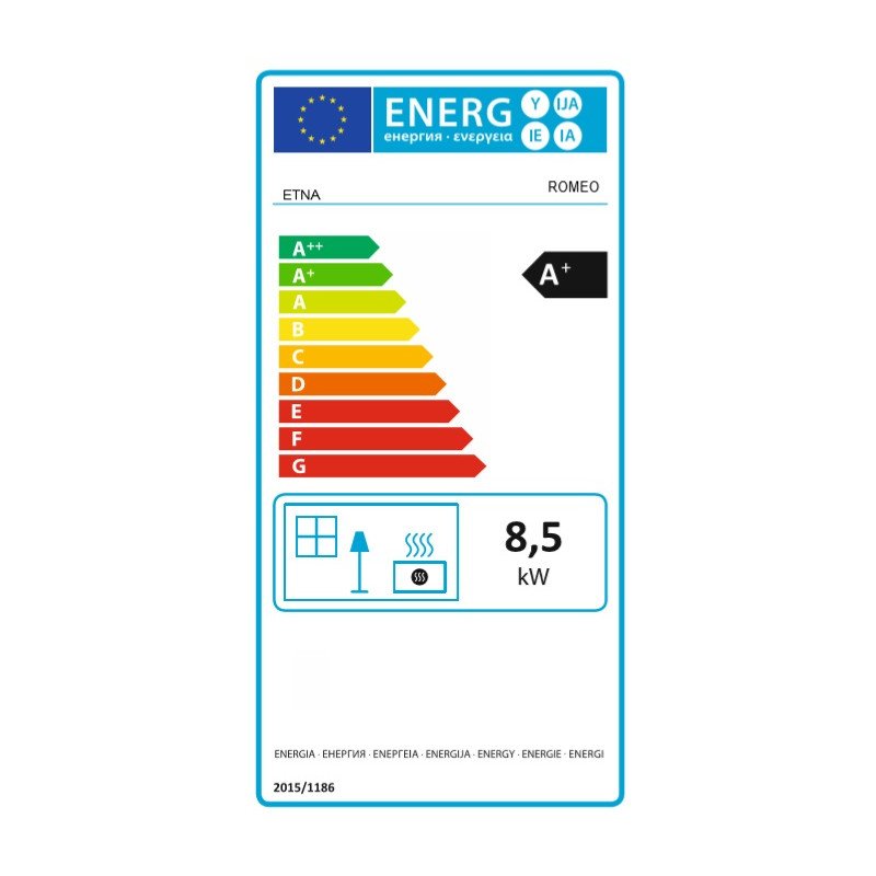 Poêle à granulés silencieux étanche Roméo 8 kw ETNA Luxe – Image 2